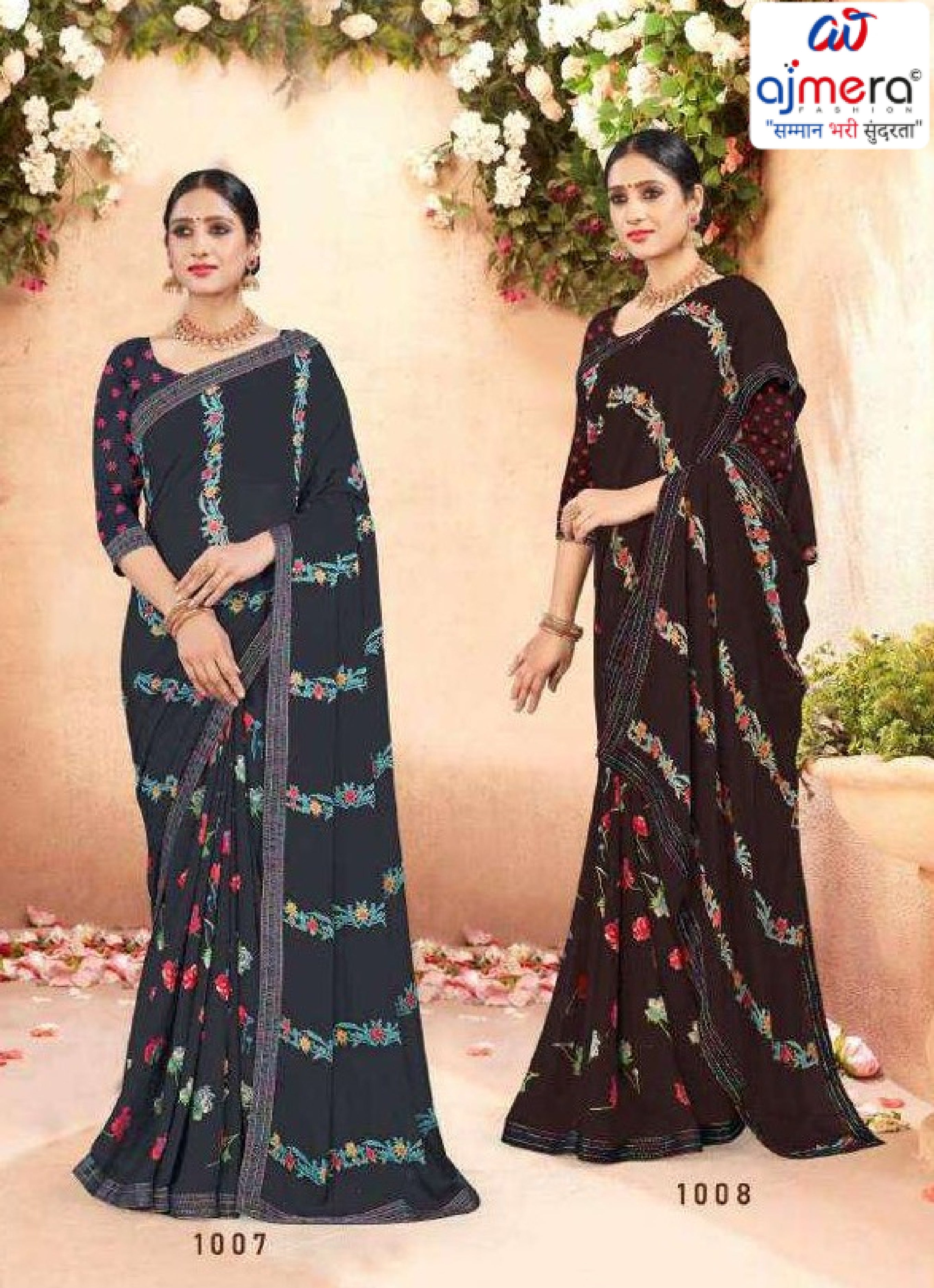 Exclusive Printed Saree without Blouse for Elegant Ethnic Look | SGR-RESHMA