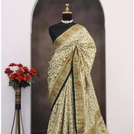 Ganga Blended Silk Saree with Blouse for Premium Ethnic and Designer Wear | ALL-GANGA-04