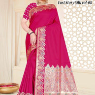 Heritage Jacquard Silk Saree With Blouse Piece | TUL-FAST STORY SILK VOL-08