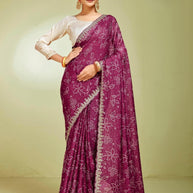 Elegant Printed Saree with Designer Blouse Piece for Festive Wear | RDD-SIGNATURE