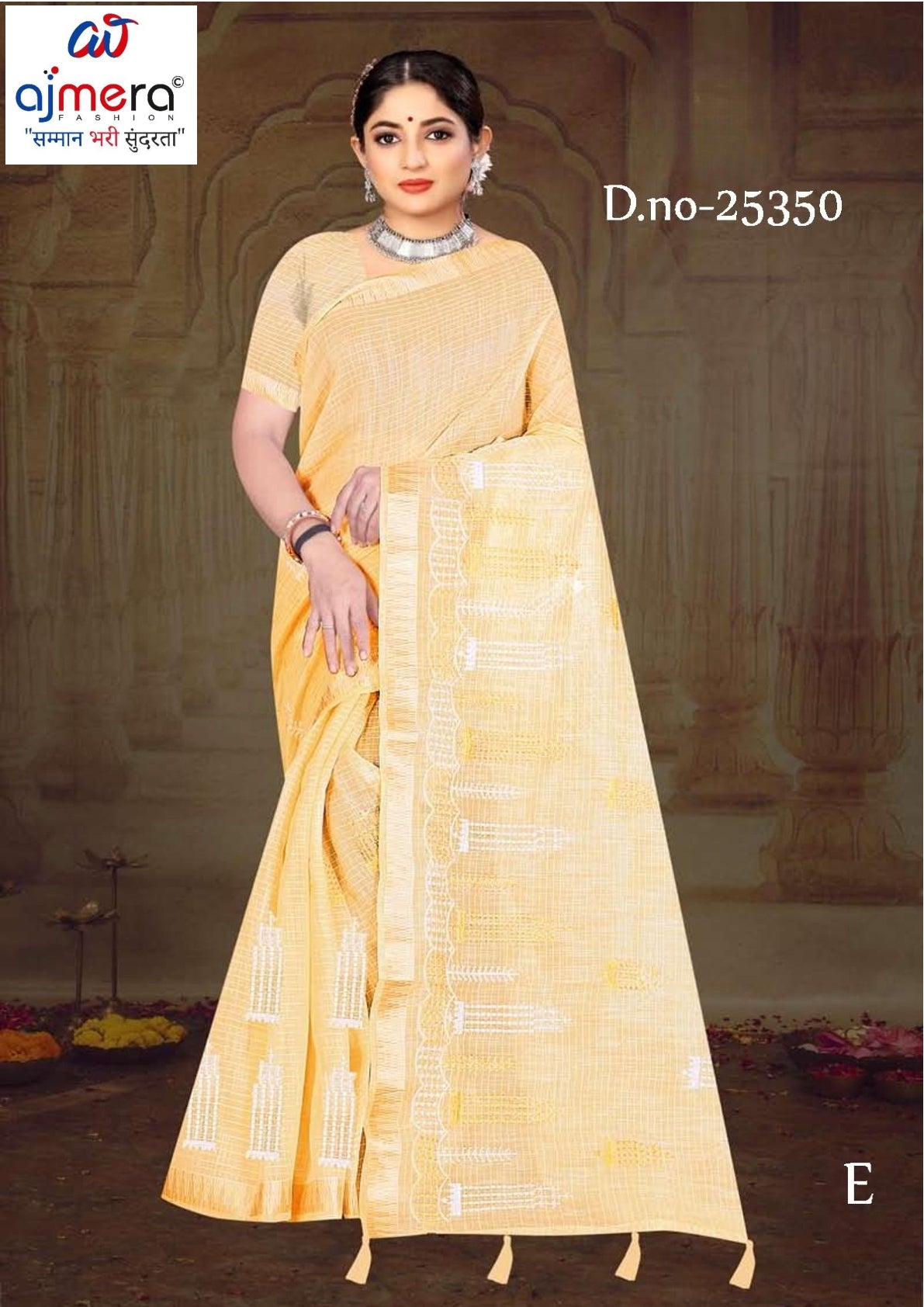 Elegant Jacquard Silk Saree with Designer Blouse Piece for Festive Elegance | MTE-25350