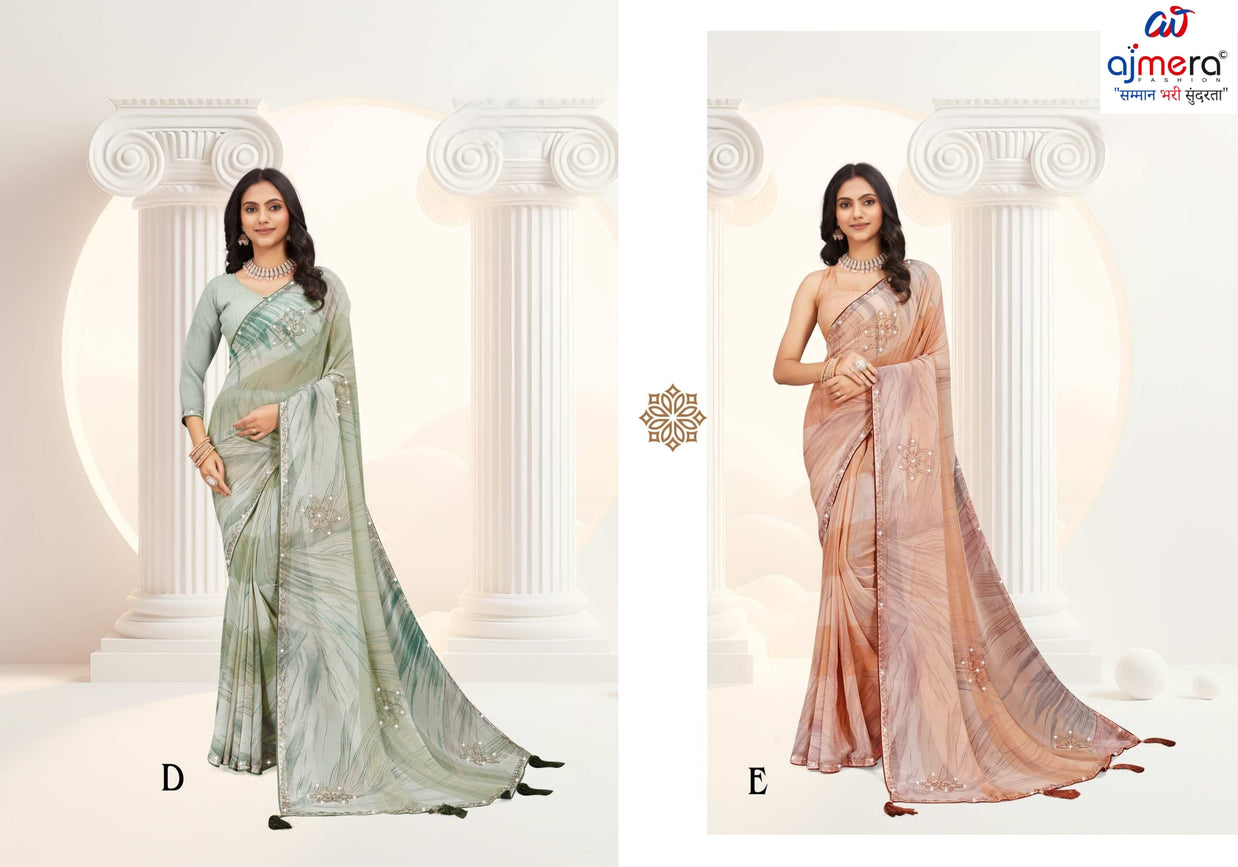 Trendy Printed Saree with Blouse Piece for Women’s Ethnic Wardrobe | RDD-ARPITA