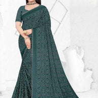 Exclusive Printed Saree with Blouse Piece for Elegant Ethnic Look  | SSR-HOLDEN
