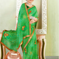 Elegant Printed Saree with Designer Blouse Piece for Festive Wear | PRM-HIRAMOTI