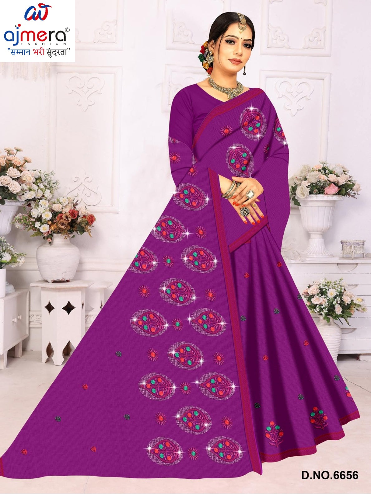 Cotton Saree with Without Blouse for Premium Ethnic and Traditional Wear | PJA-LAILA MAJNU