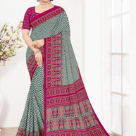 Trendy Printed Saree with Blouse Piece for Women’s Ethnic Wardrobe | PUS-DREAM GIRL-513