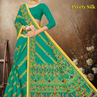 Pure Cotton Saree with Without Blouse for Premium Ethnic and Traditional Wear | TLS-PREETY SILK