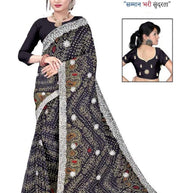 Trendy Printed Saree with Blouse Piece for Women’s Ethnic Wardrobe  | TD-ANARKALI