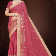 Fancy Cotton Saree with Blouse Piece for Premium Ethnic and Traditional Wear | PUT-NOORI