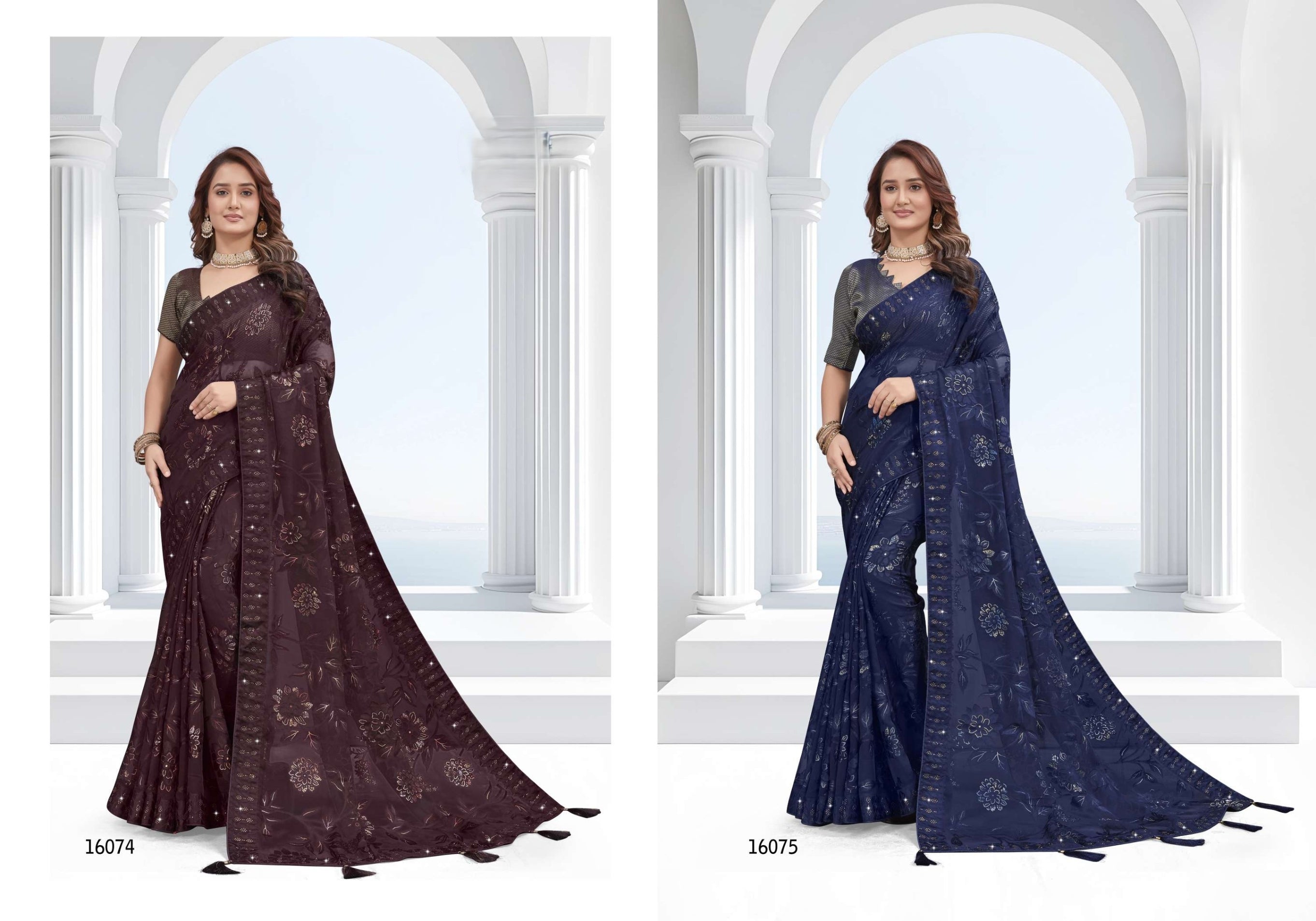 Fashionable Printed Saree with Blouse Piece for Festive Collection  | RDD-YUKTI VOL-58