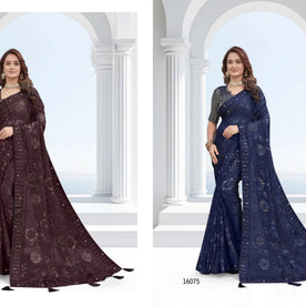 Fashionable Printed Saree with Blouse Piece for Festive Collection  | RDD-YUKTI VOL-58