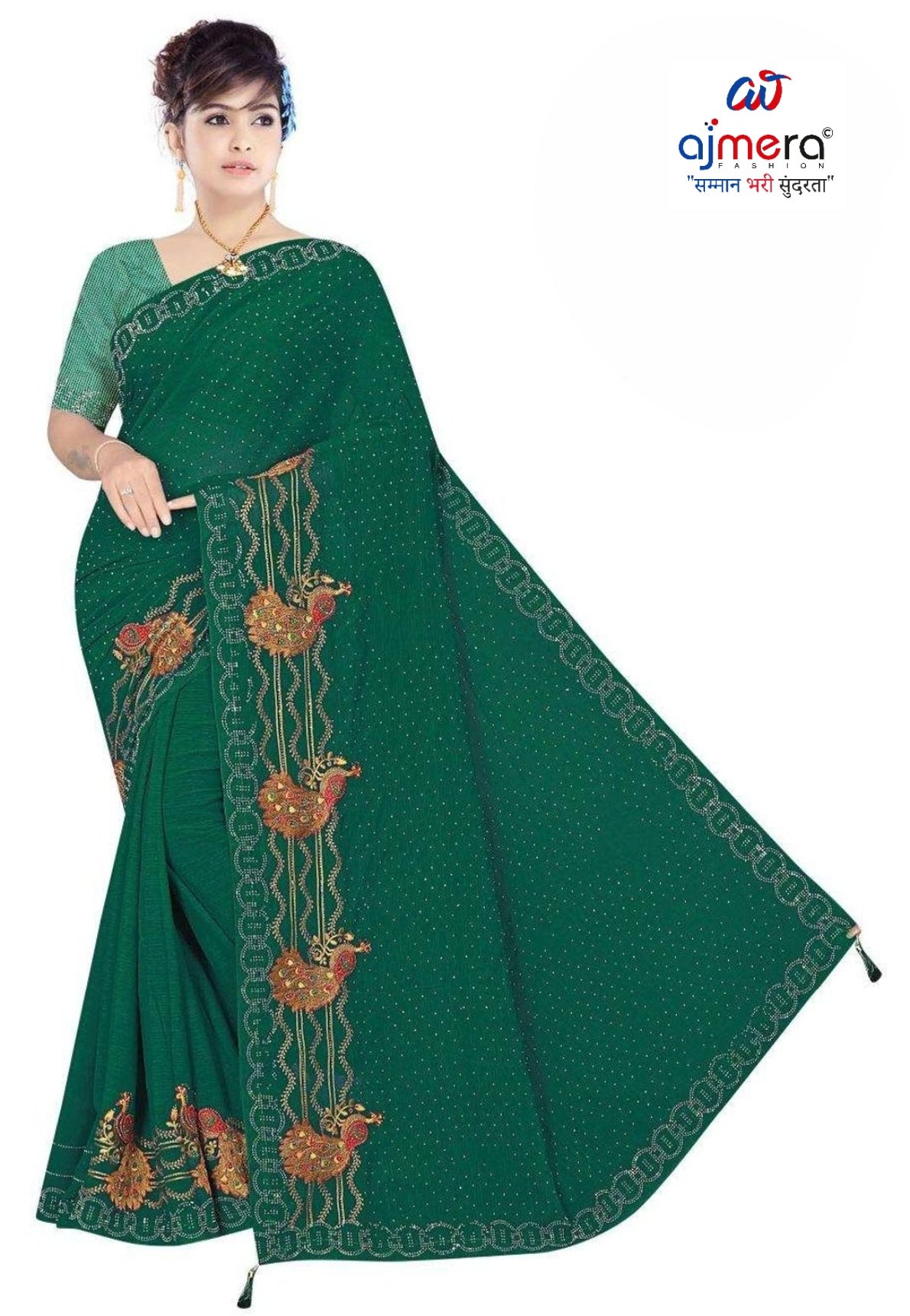 Bulk Saree Supplier with Blouse Piece for Premium Ethnic and Traditional Wear | VKM-ANEK