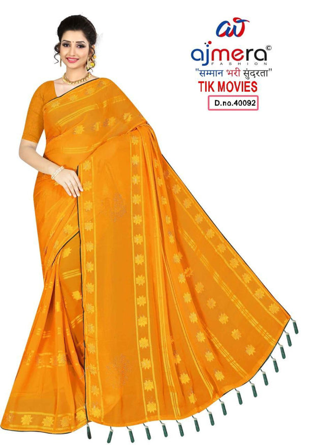 Fancy Matching Saree Wholesale with Blouse Piece for Premium Ethnic and Traditional Wear | TIK-MOVIES