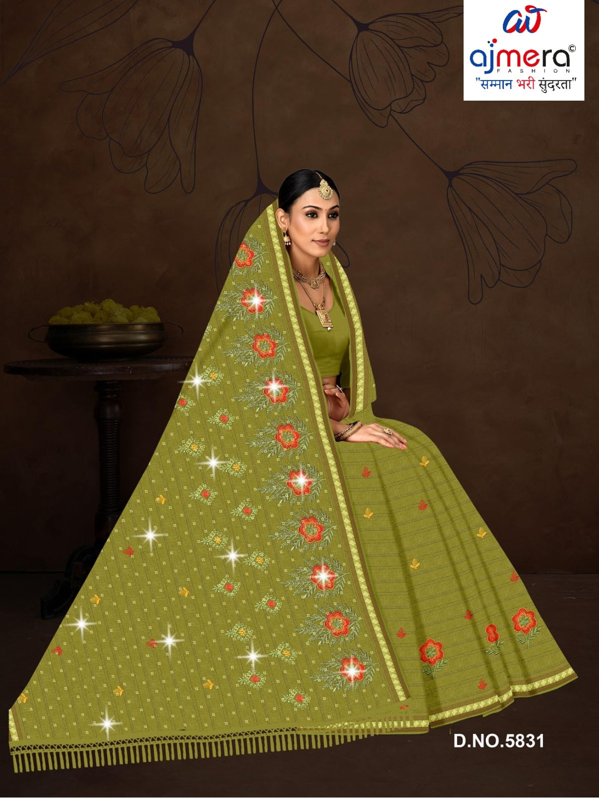 Designer Cotton Saree with Without Blouse for Premium Ethnic and Traditional Wear | PJA-CHANDRA KALA