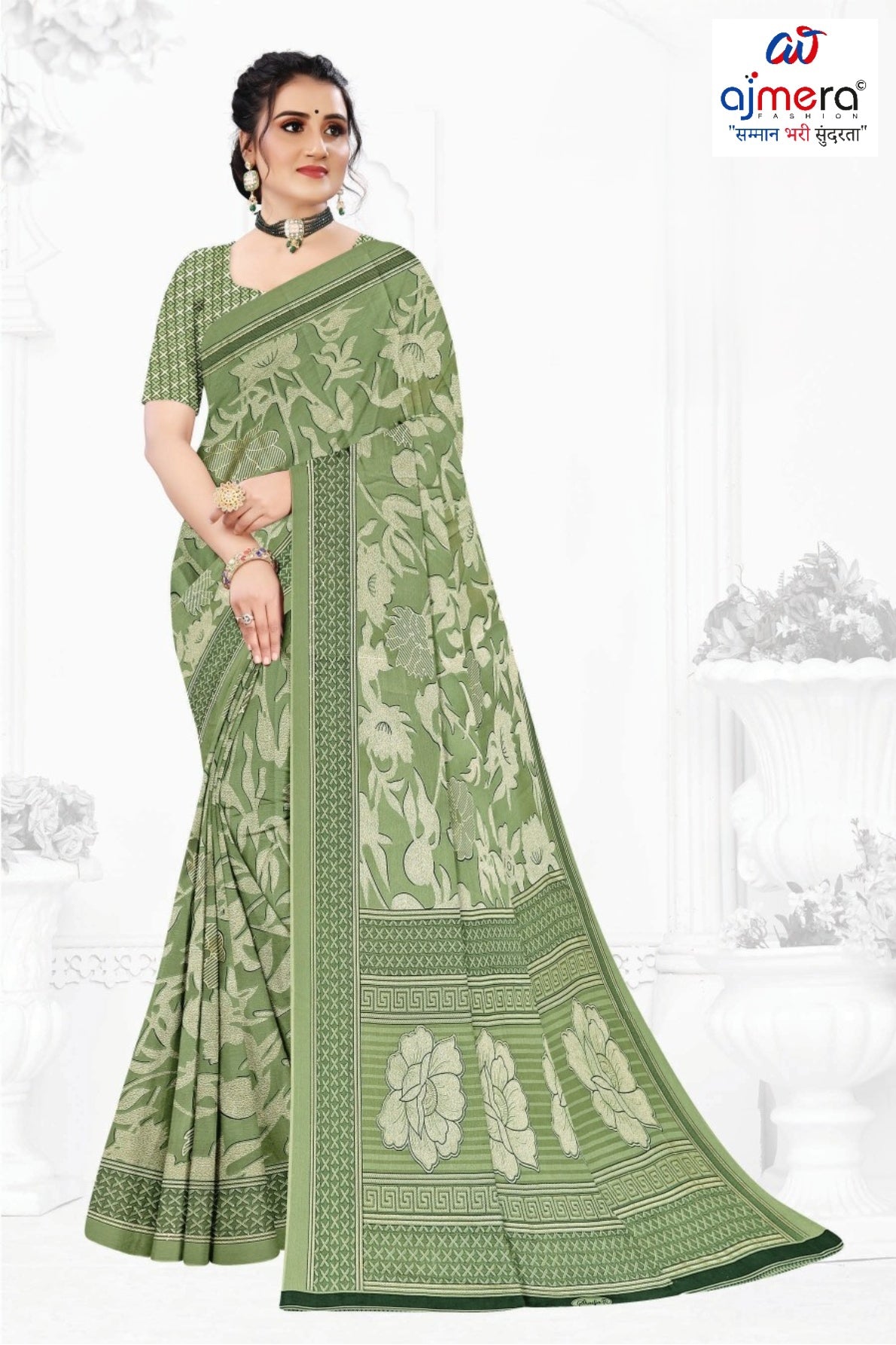 Graceful Printed Saree with Blouse Piece for Modern Ethnic Fashion | GLC-GOPALA