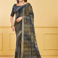 Stylish Printed Saree with Blouse Piece for Traditional Celebrations  | RDD-TANVI