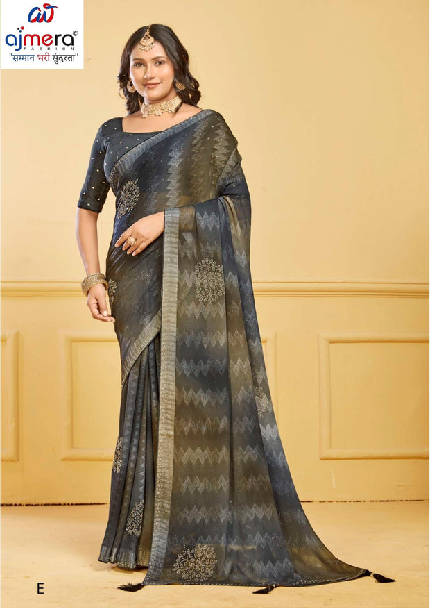 Stylish Printed Saree with Blouse Piece for Traditional Celebrations  | RDD-TANVI