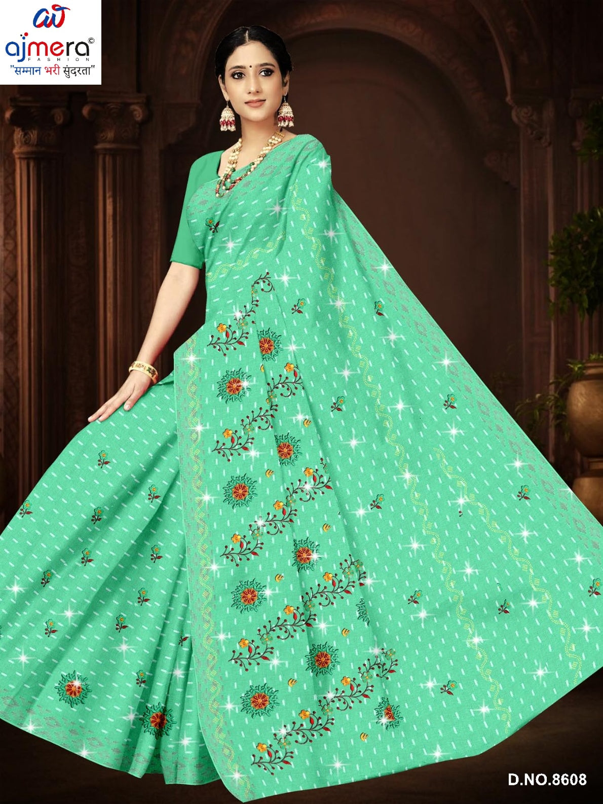 Suti Cotton Saree with Without Blouse for Premium Ethnic and Traditional Wear | PJA-MERI KIRAN