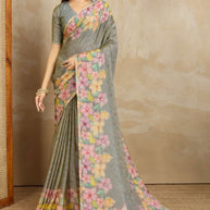 Trendy Printed Saree with Blouse Piece for Women’s Ethnic Wardrobe  | RMF-SAANVIKA VOL-2
