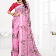 Classic Printed Saree with Blouse Piece for Timeless Traditional Style  | TTS-DHANUSHA
