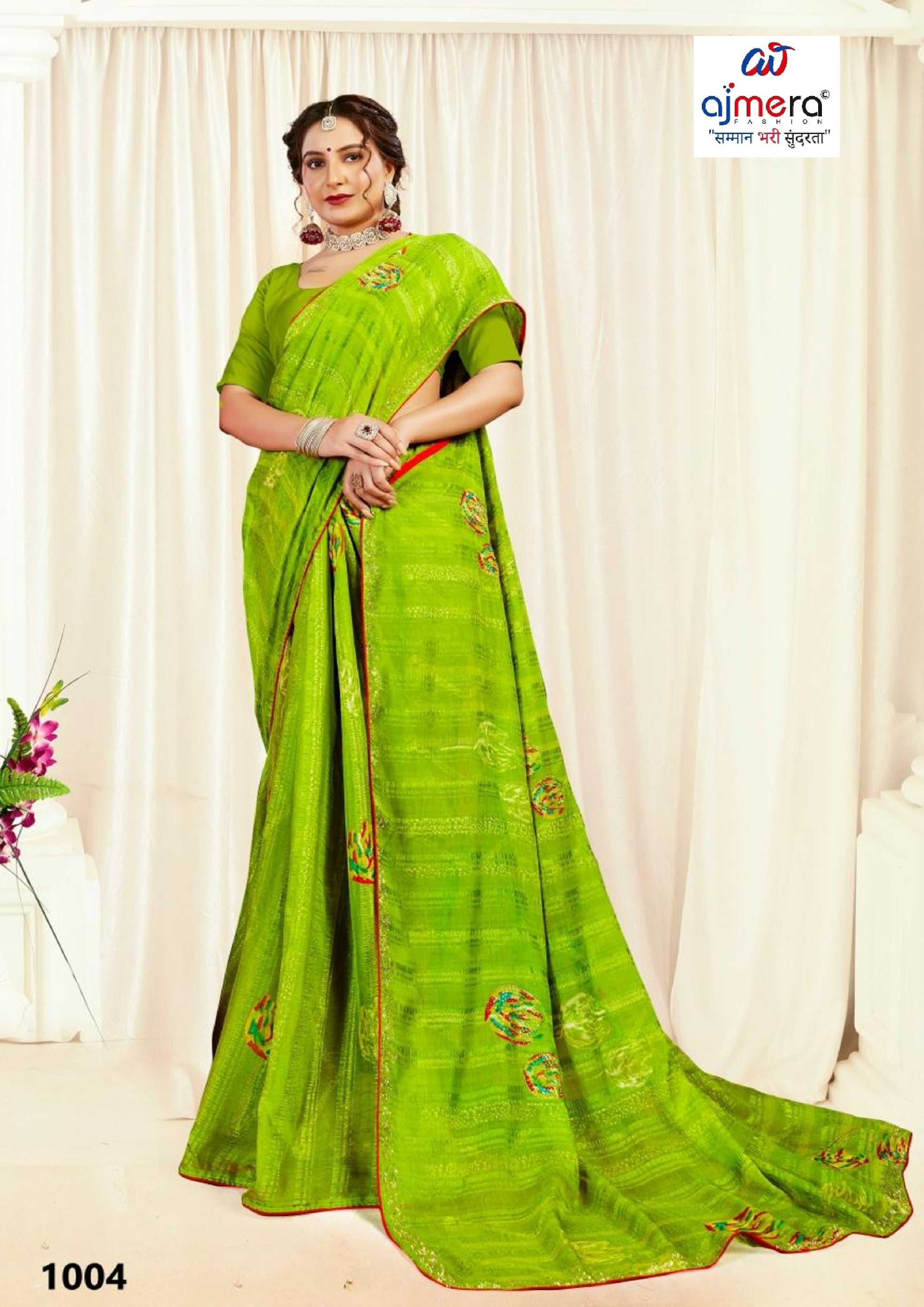 Exclusive Printed Saree with Blouse Piece for Elegant Ethnic Look | PRM-GIRIJA
