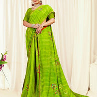 Exclusive Printed Saree with Blouse Piece for Elegant Ethnic Look | PRM-GIRIJA