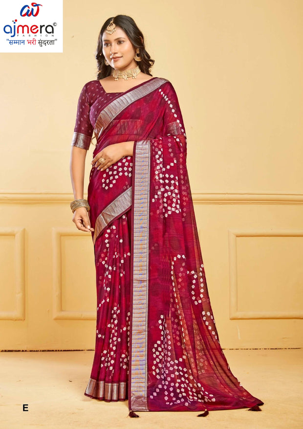 Contemporary Printed Saree with Blouse Piece for Premium Wear  | RDD-HIMANI VOL-02