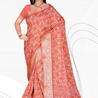 Fashionable Printed Saree with Blouse Piece for Festive Collection | VER-NEELAM-43545