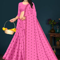 Soft Cotton Saree with Without Blouse for Premium Ethnic and Traditional Wear | PJA-BANGAL BEAUTY