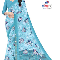 Contemporary Printed Saree with Blouse Piece for Premium Wear  | CAS-HAPPY DAY