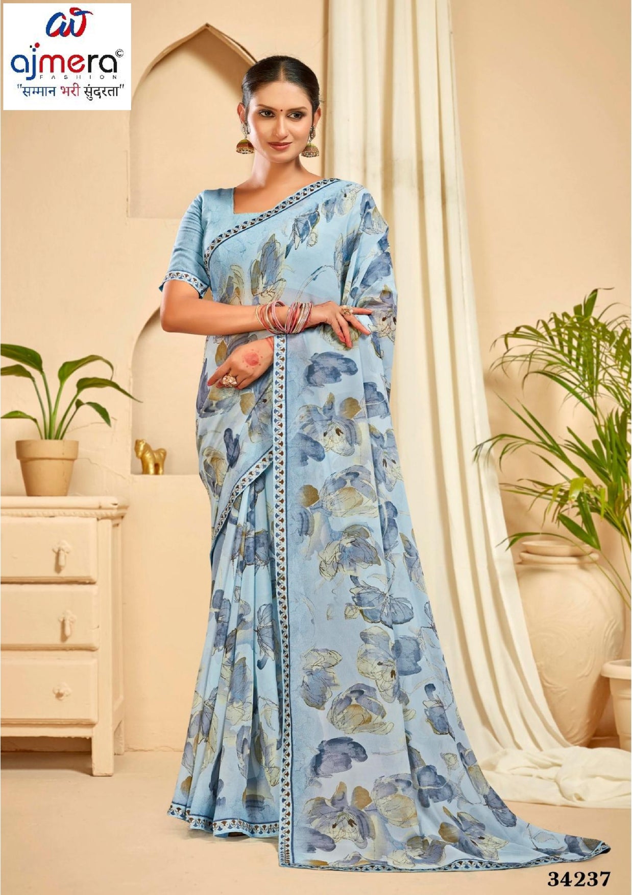 Graceful Printed Saree with Blouse Piece for Modern Ethnic Fashion  | RDD-FEMINA VOL-4