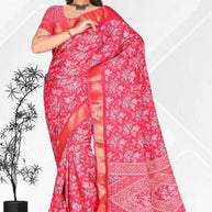 Exclusive Printed Saree with Blouse Piece for Elegant Ethnic Look | VER-NEELAM-48480