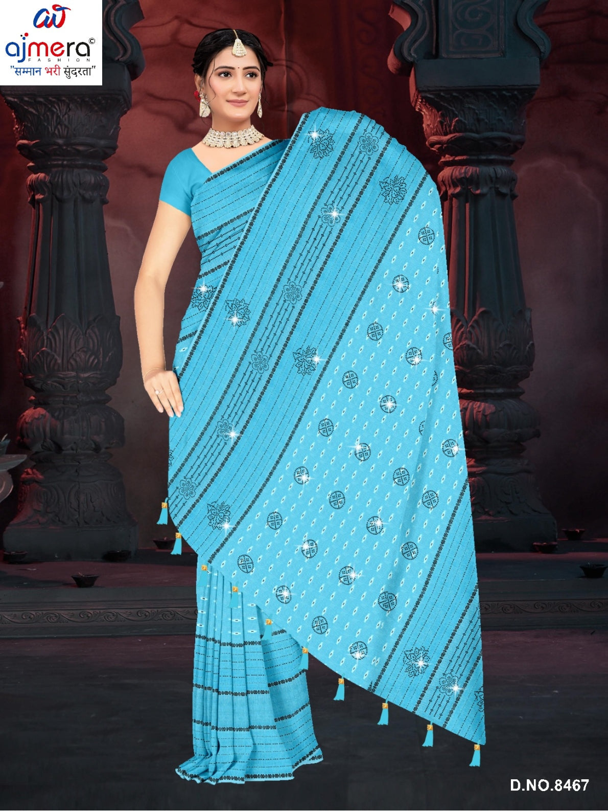 Suti Cotton Saree with Without Blouse for Premium Ethnic and Traditional Wear | PJA-SARGAM