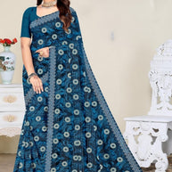 Contemporary Printed Saree with Blouse Piece for Premium Wear  | GPT-CHANCHAL-1