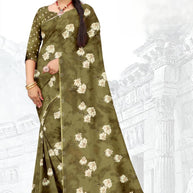 Trendy Printed Saree with Blouse Piece for Women’s Ethnic Wardrobe | GLC-PARVANA