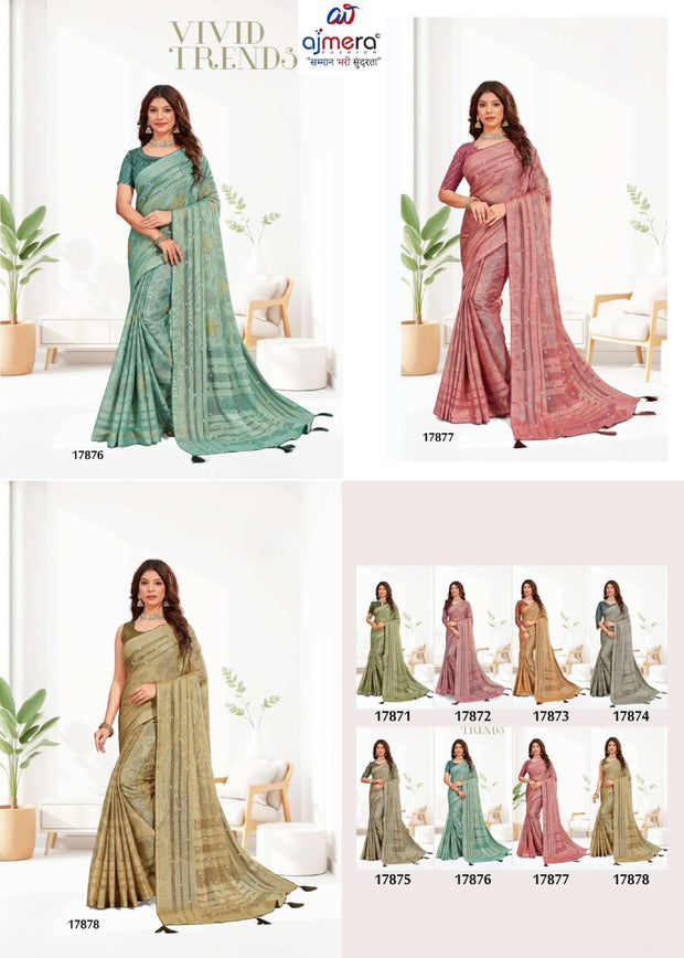 Stylish Printed Saree with Blouse Piece for Traditional Celebrations  | RDD-VEENA VOL-08