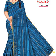Trendy Dyed Matching Saree with Blouse Piece for Premium Ethnic and Traditional Wear | TIK-BAJIRAO