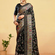 Elegant Printed Saree with Designer Blouse Piece for Festive Wear | RDD-AVISHA