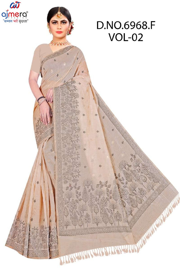 Graceful Rapier Silk Matching Saree With Blouse Piece | DBU-PYARI MUNGA VOL-2