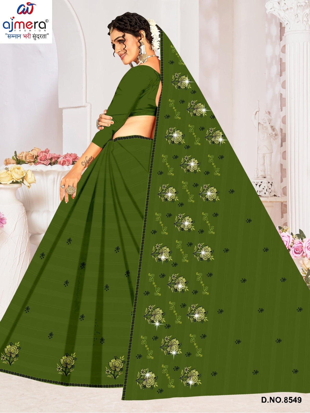 Fancy Cotton Saree with Without Blouse for Premium Ethnic and Traditional Wear | PJA-SIFIYA