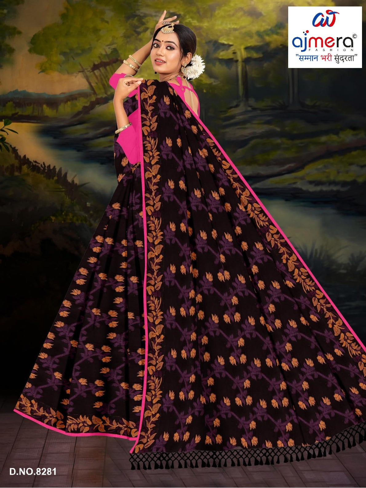 Handloom Cotton Saree with Without Blouse for Premium Ethnic and Traditional Wear | PJA-DIAMOND COTTON