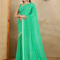 Stylish Printed Saree with Blouse Piece for Traditional Celebrations | RMF-PARI VOL-7