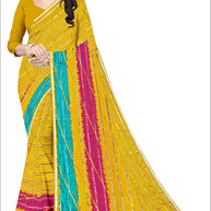 Premium Printed Saree with Matching Blouse Piece for Ethnic Elegance  | CAS-ANOKHEE