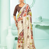 Stylish Printed Saree with Blouse Piece for Traditional Celebrations  | RDD-NIDHIVAN