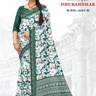 Premium Printed Saree with Matching Blouse Piece for Ethnic Elegance  | GLC-DHURANDHAR