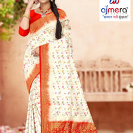 Elegant Jacquard Silk Saree with Designer Blouse Piece for Festive Elegance | DOF-DOLA SHADED