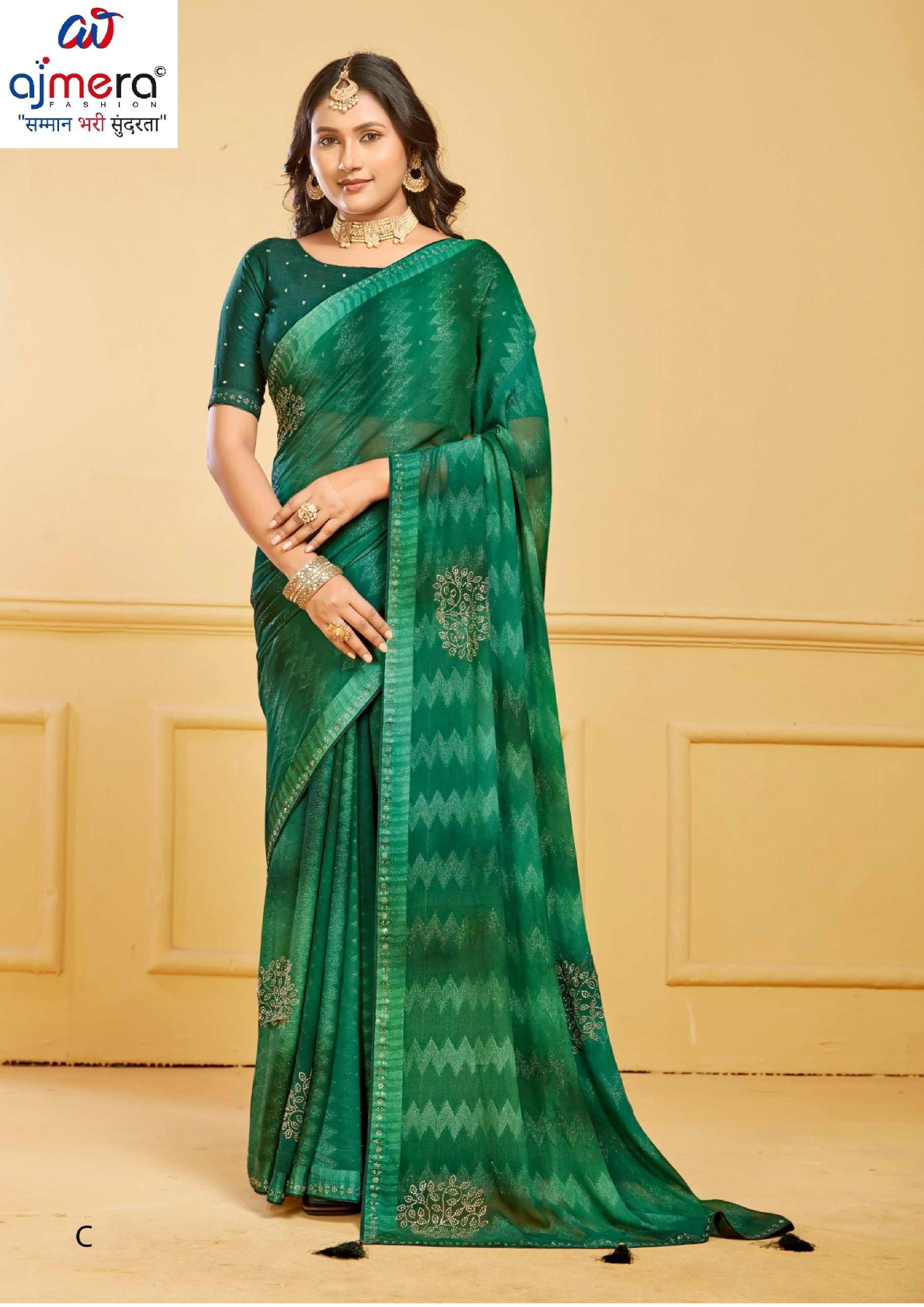 Stylish Printed Saree with Blouse Piece for Traditional Celebrations  | RDD-TANVI