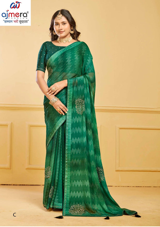 Stylish Printed Saree with Blouse Piece for Traditional Celebrations  | RDD-TANVI