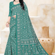 Classic Printed Saree with Blouse Piece for Timeless Traditional Style | PUS-DREAM GIRL-600