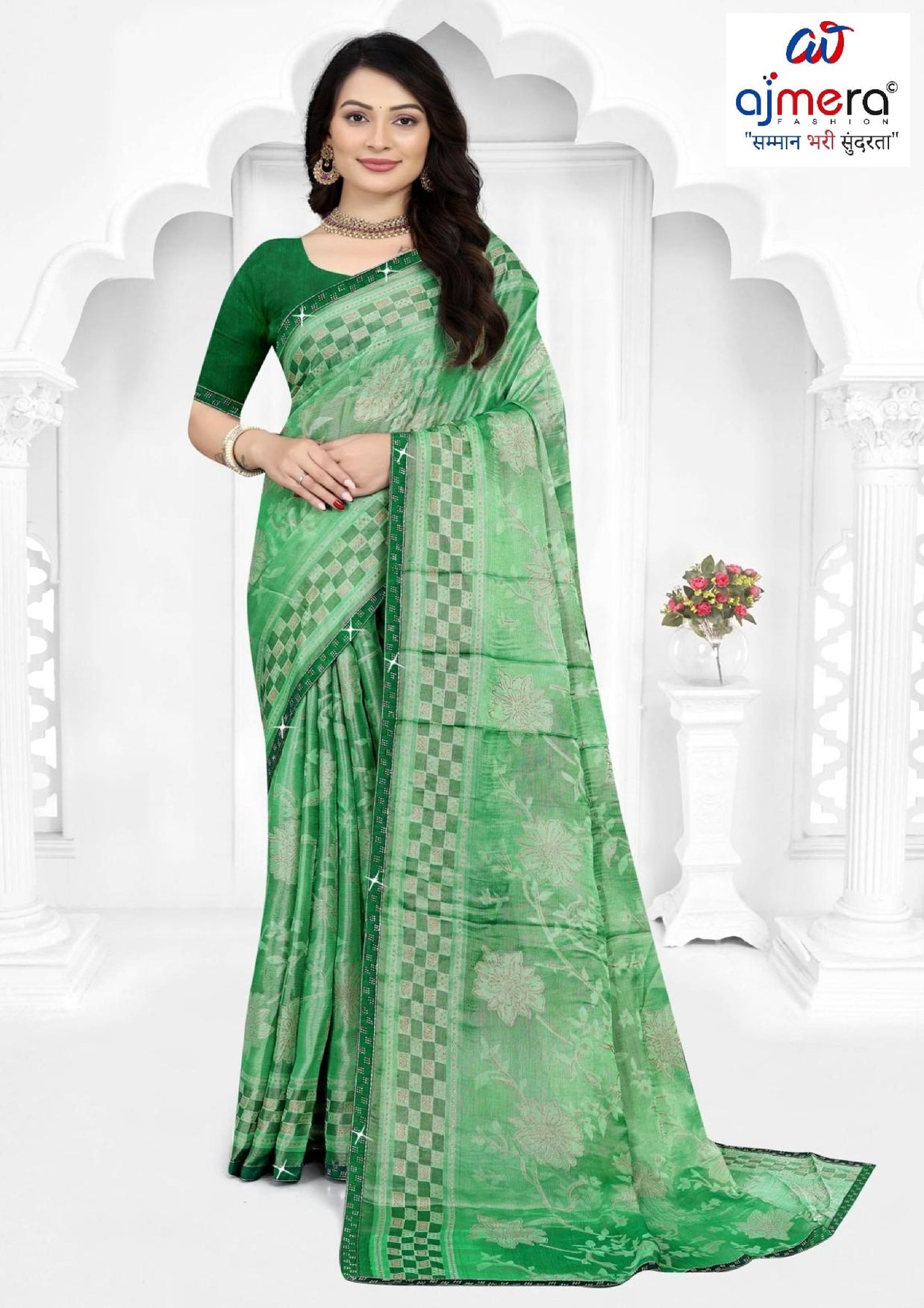 Fashionable Printed Saree with Blouse Piece for Festive Collection | TTS-HEENA VOL-28